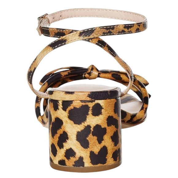 Loeffler Randall Gracie Bow Sandals In Leopard - Picture 5 of 15